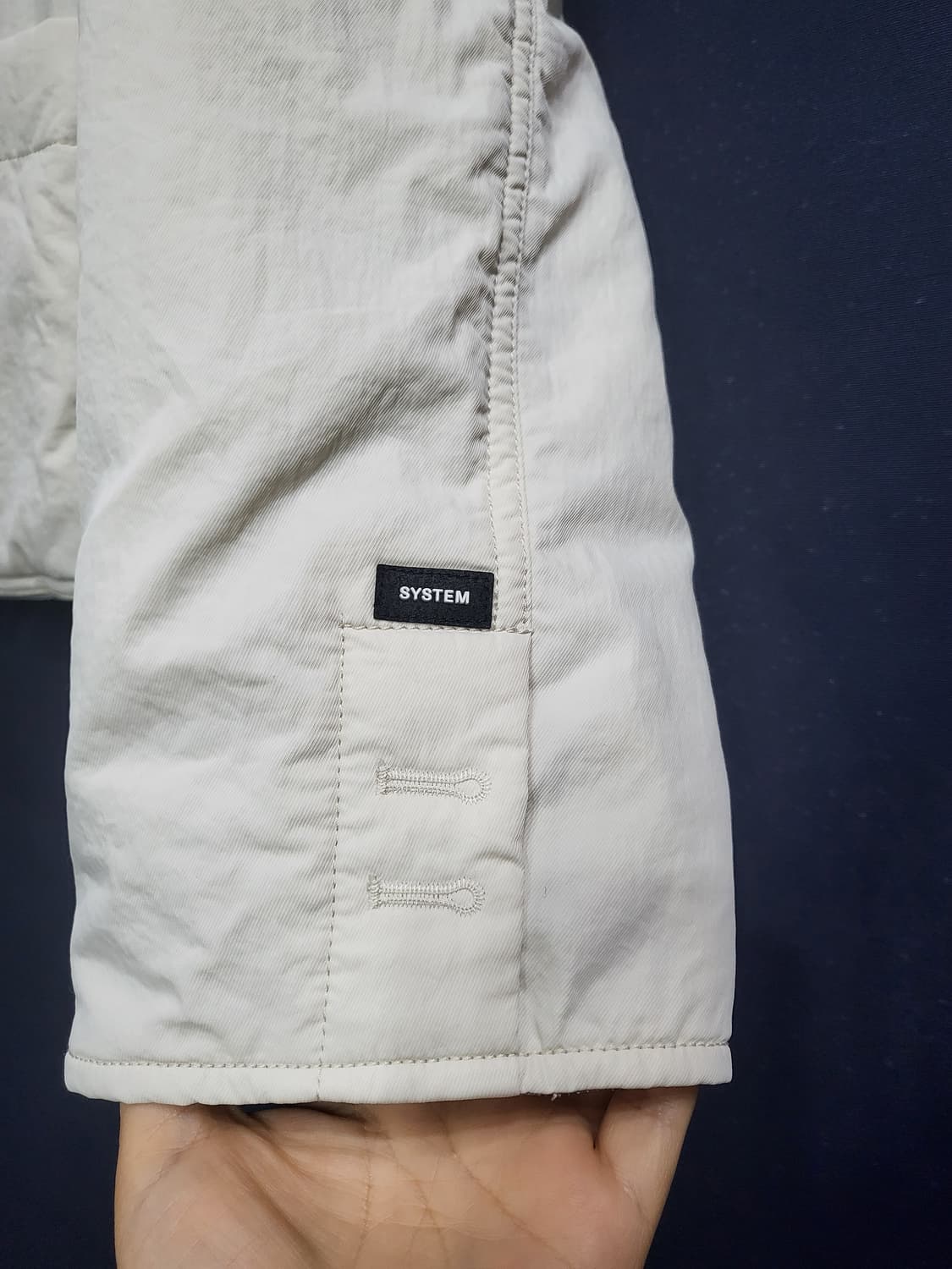 시스템(한섬)간절기 패딩 자켓 상품이미지7