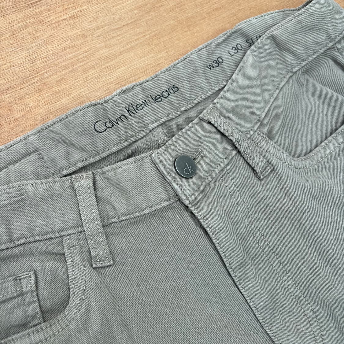  Calvin Klein Ash Grey Slim Fit Pants  상품이미지3