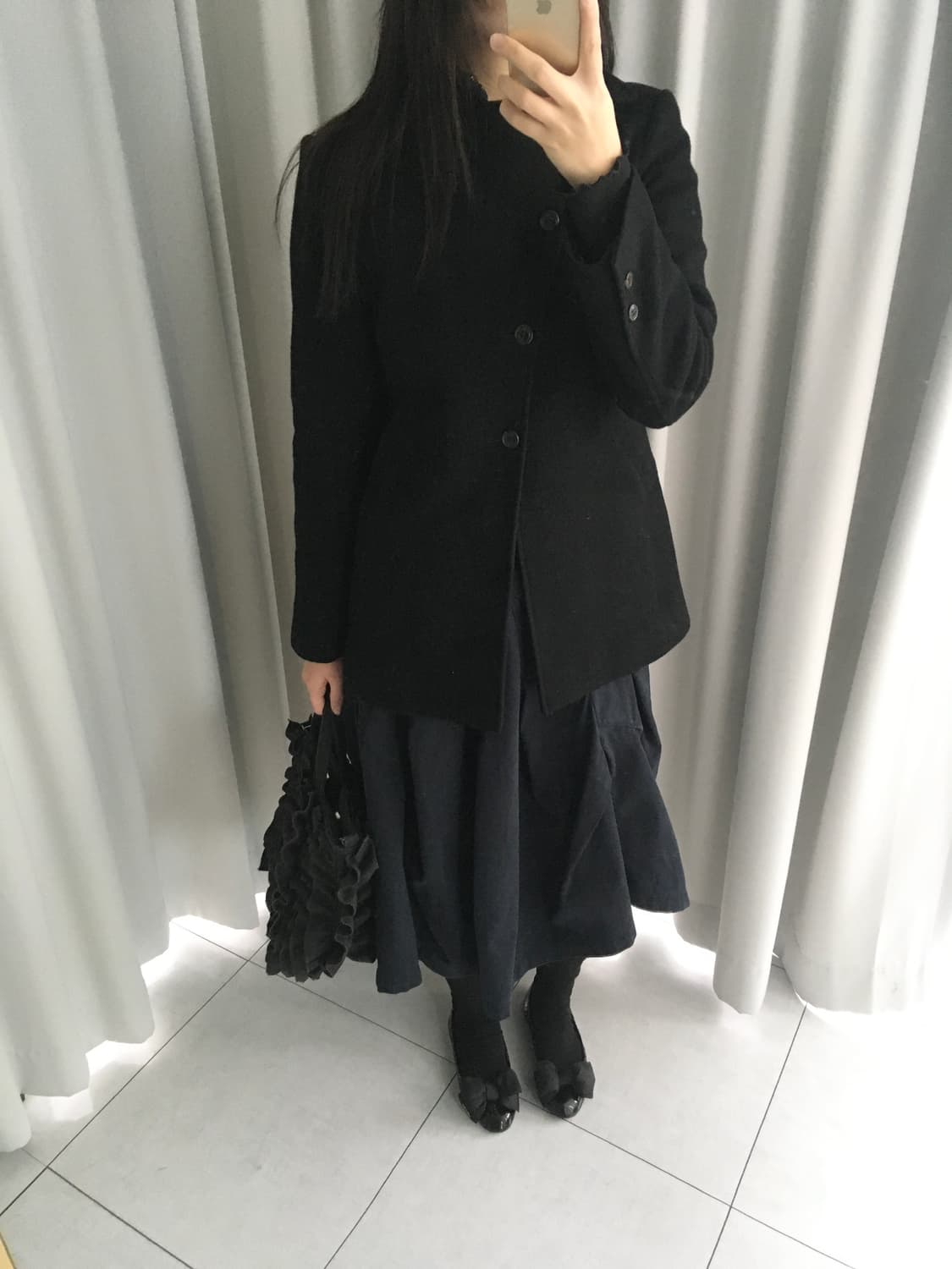 Ray Beams 레이빔즈 그레이 프릴백 상품이미지6