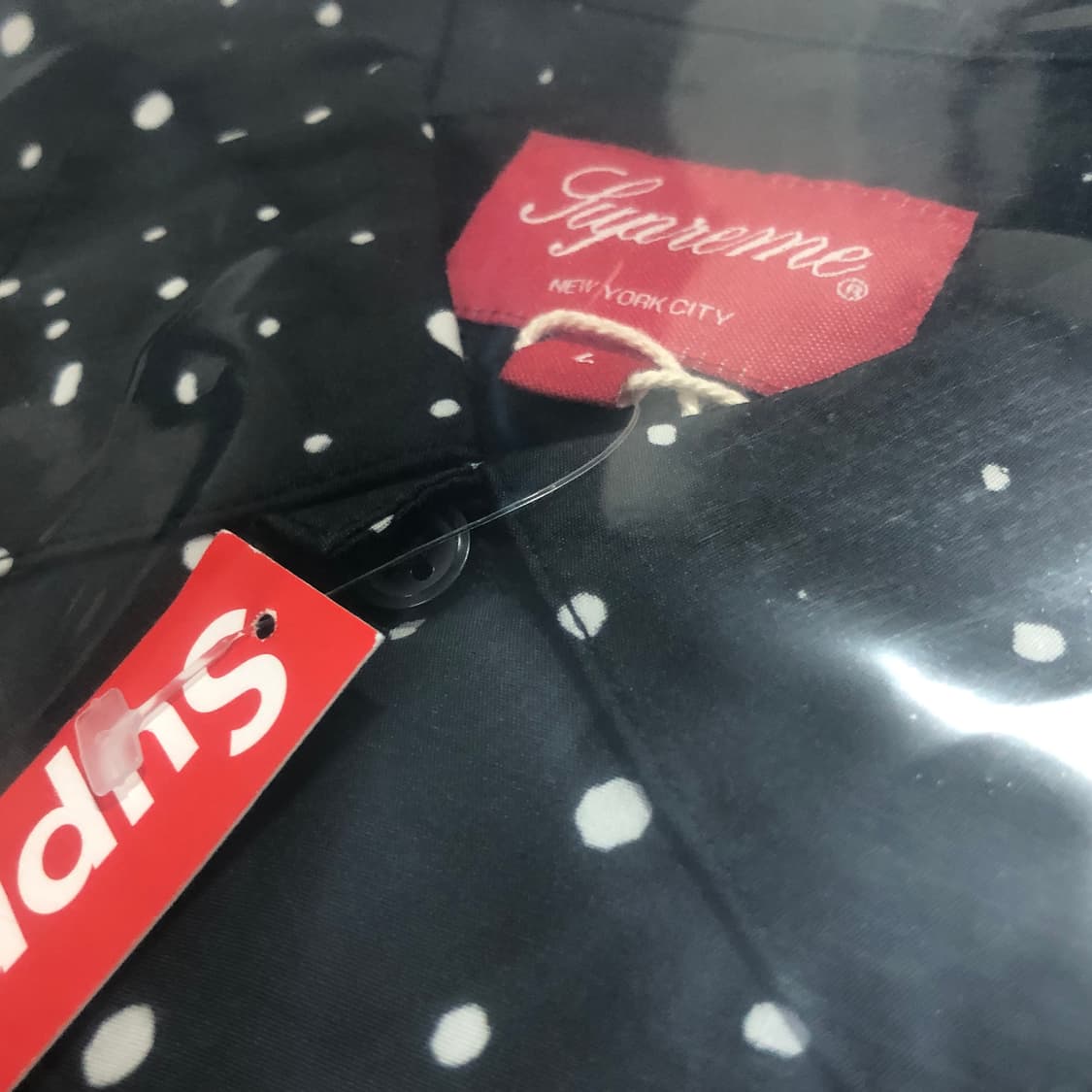 슈프림 실버 서퍼 숏슬리브 셔츠 블랙 L 상품이미지5