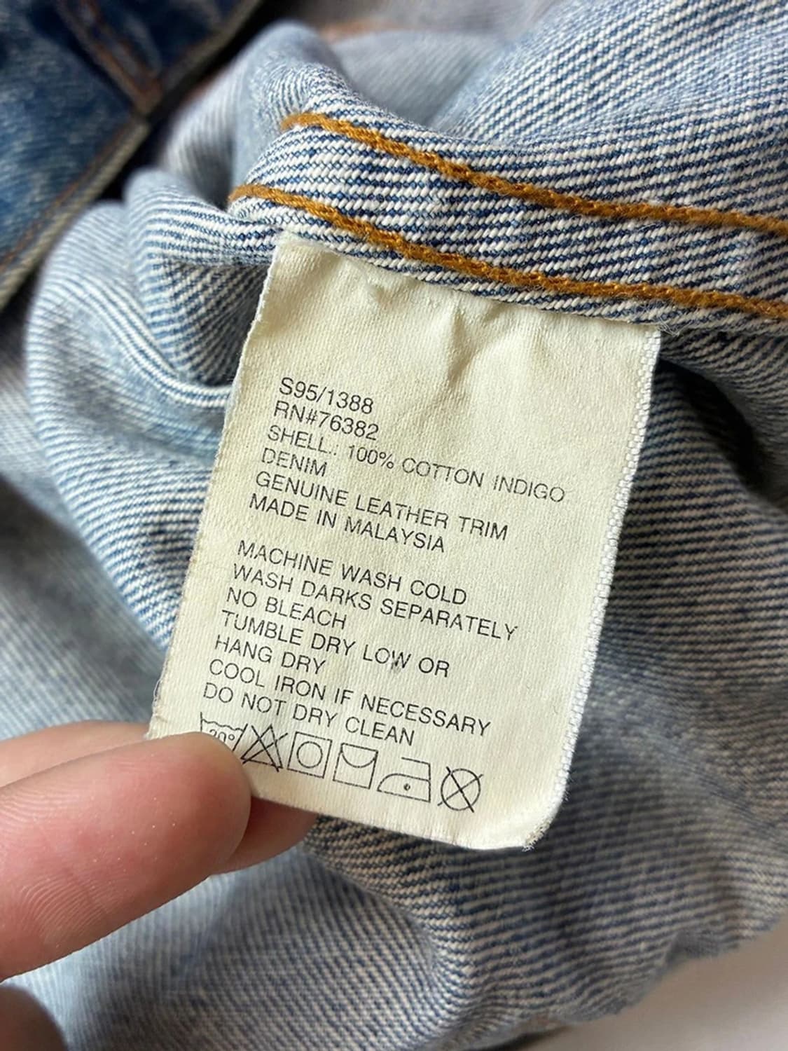 팀버랜드 00s 던가리 데님 트러커 자켓 PN5346 상품이미지9