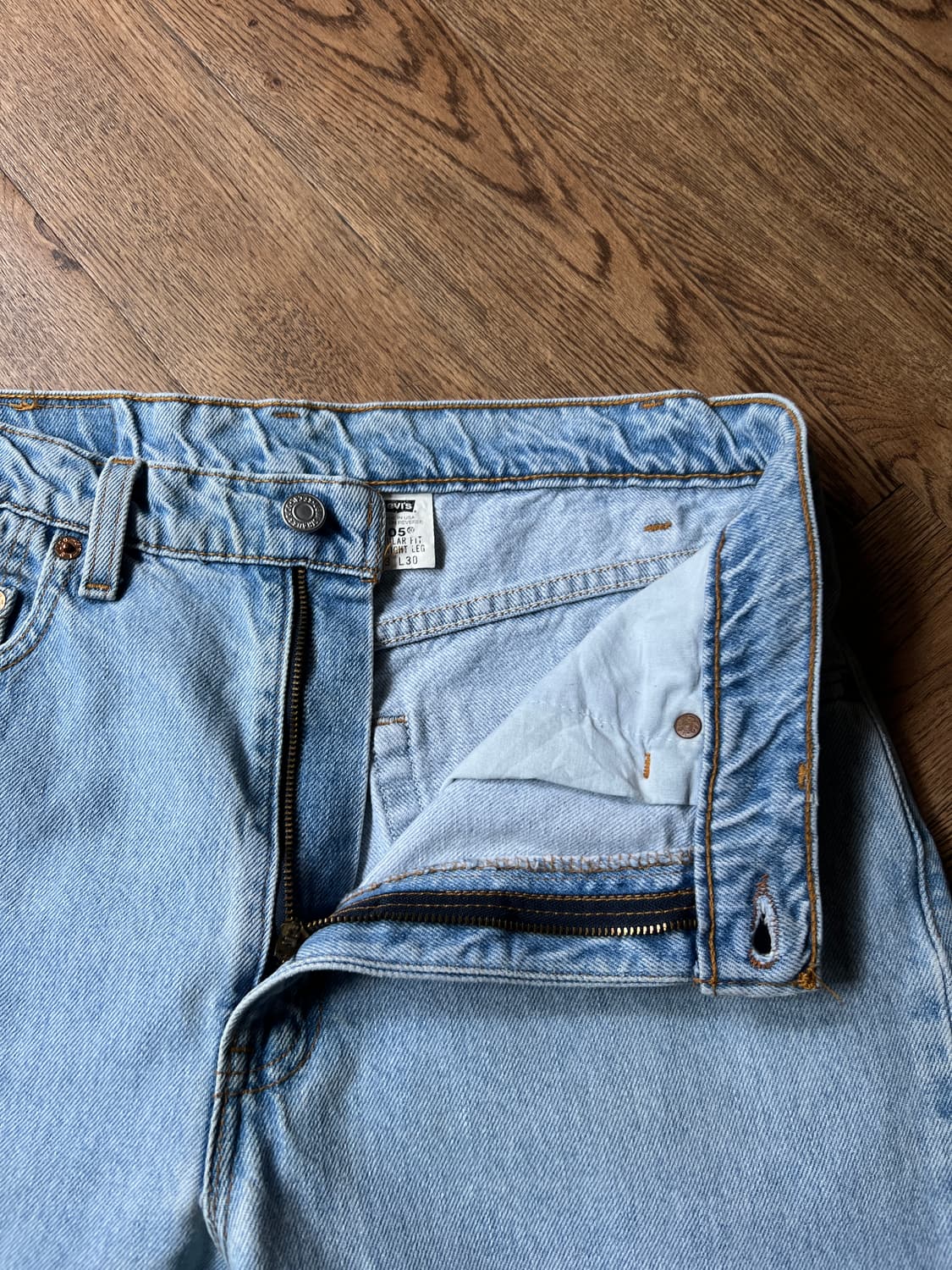 [33]90's 리바이스 505 블랭크탭 Made in USA 데님 팬츠 상품이미지3