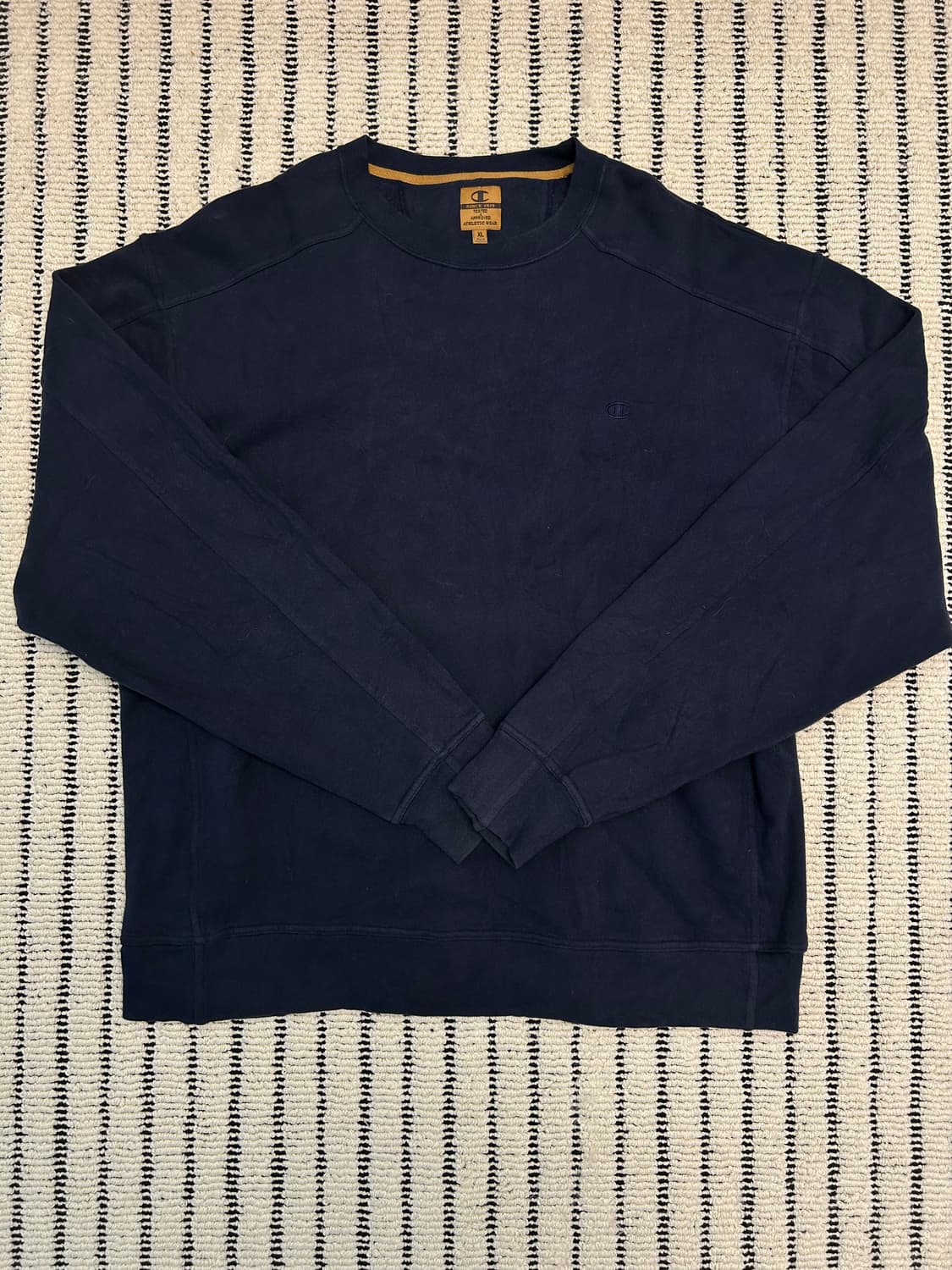 챔피온 (chmpion) 헤리티지 네이비 맨투맨 상품이미지1