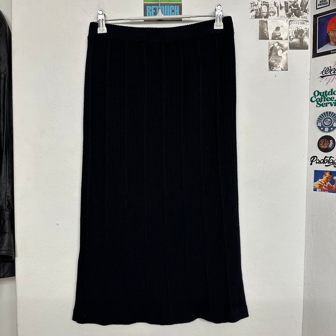 아페쎄 울 니트 스커트 상품이미지4