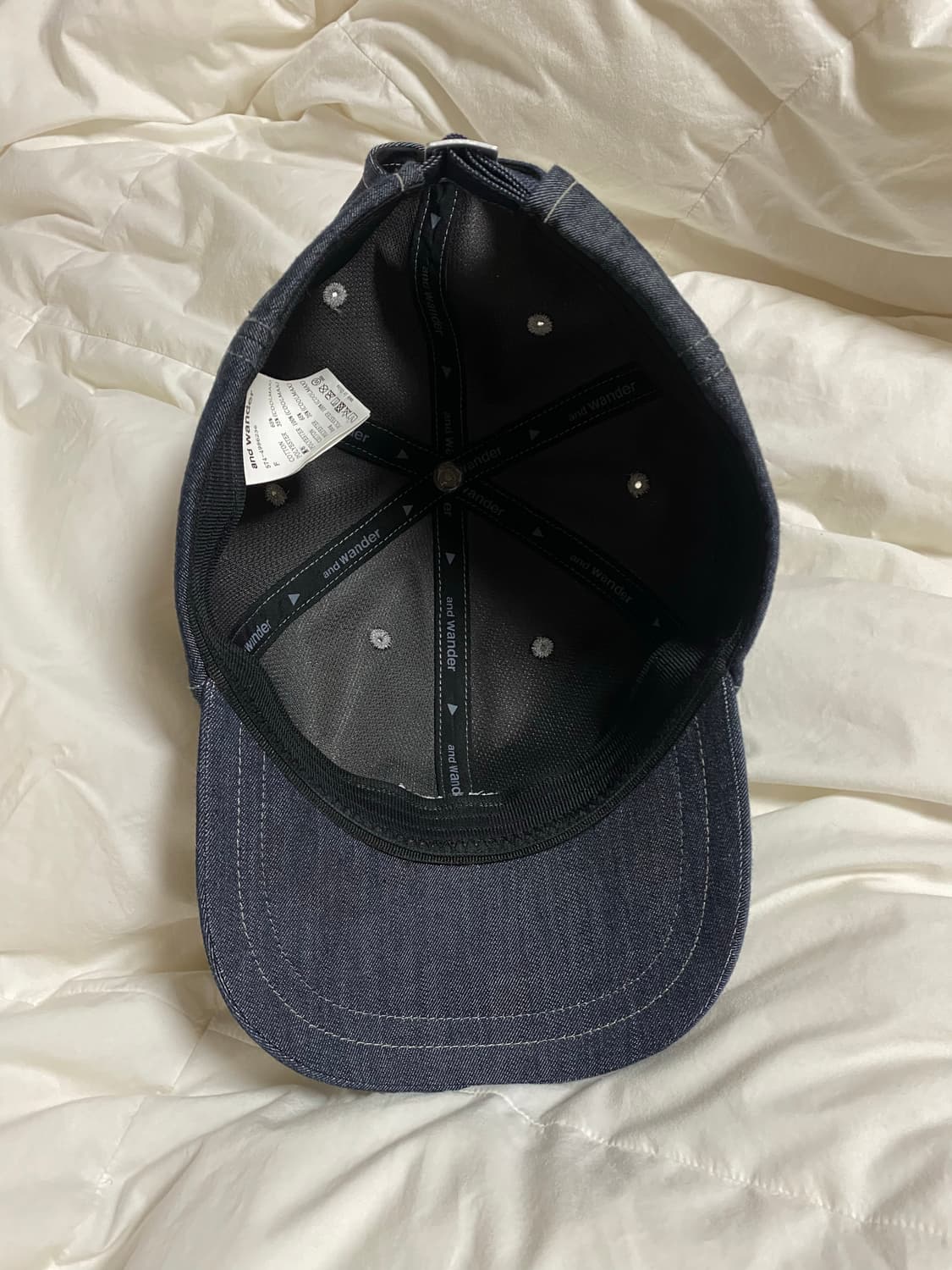앤드원더 데님모자 상품이미지2