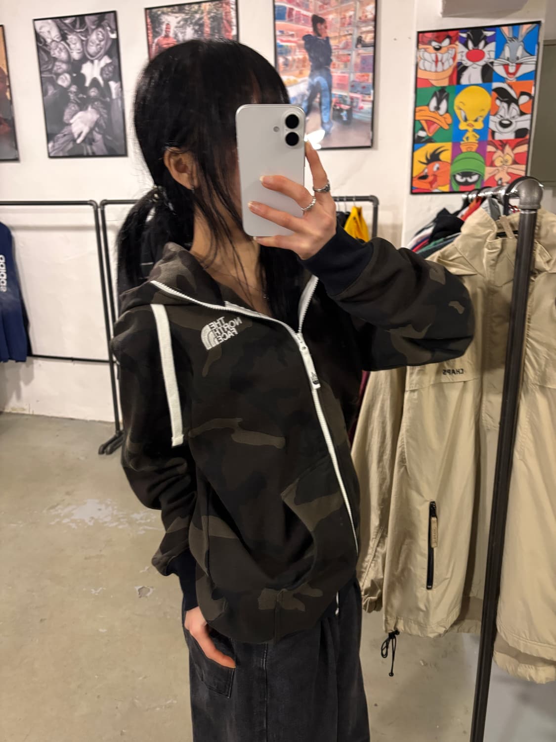 노스페이스 일제 카모 후드집업  상품이미지4