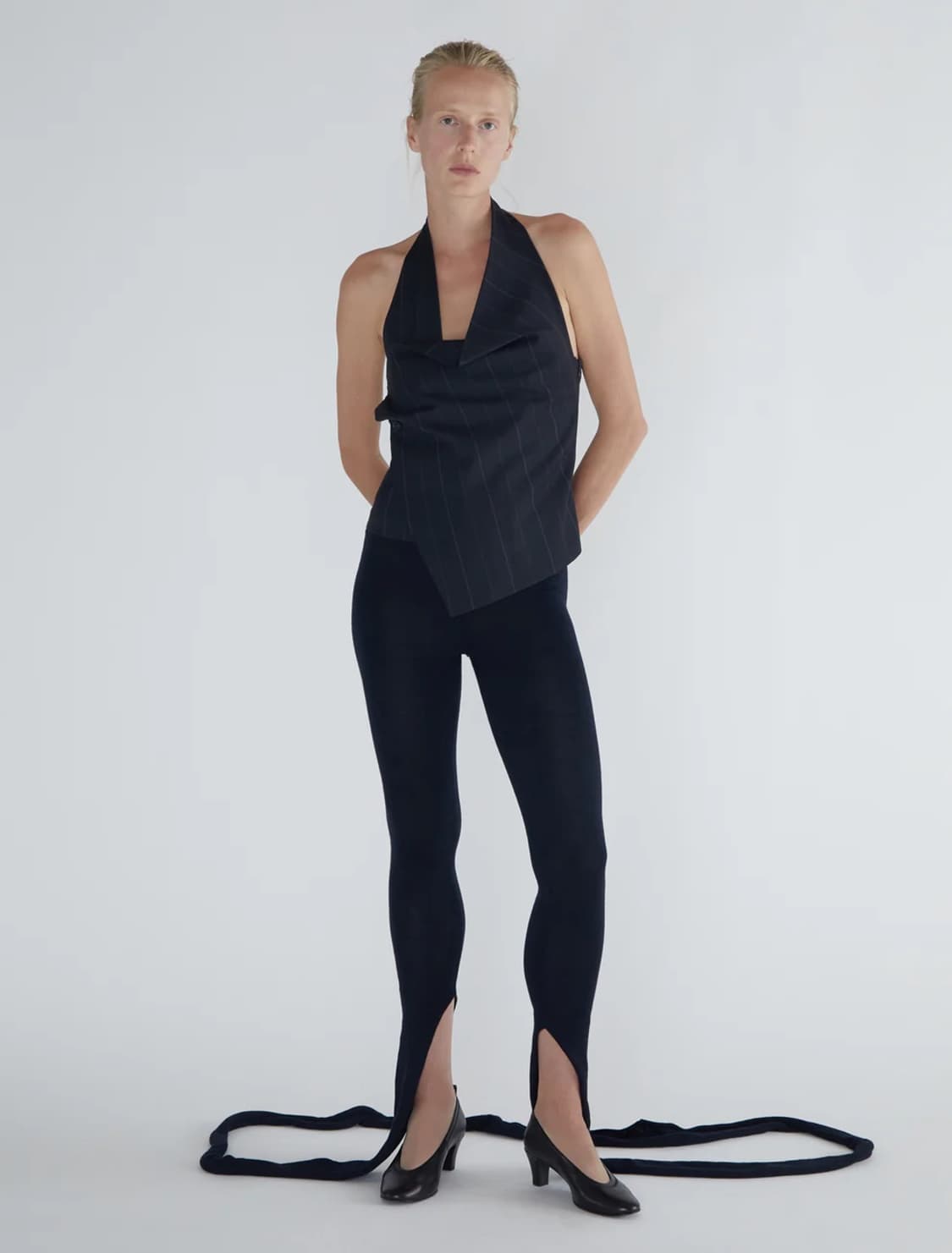 [M]팔로마울 Tiomi 스트라이프 홀터넥 상품이미지4