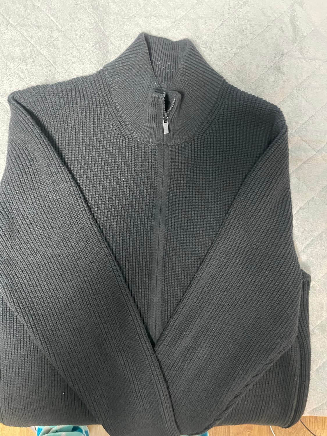 유니클로 니트 집업 L 상품이미지1