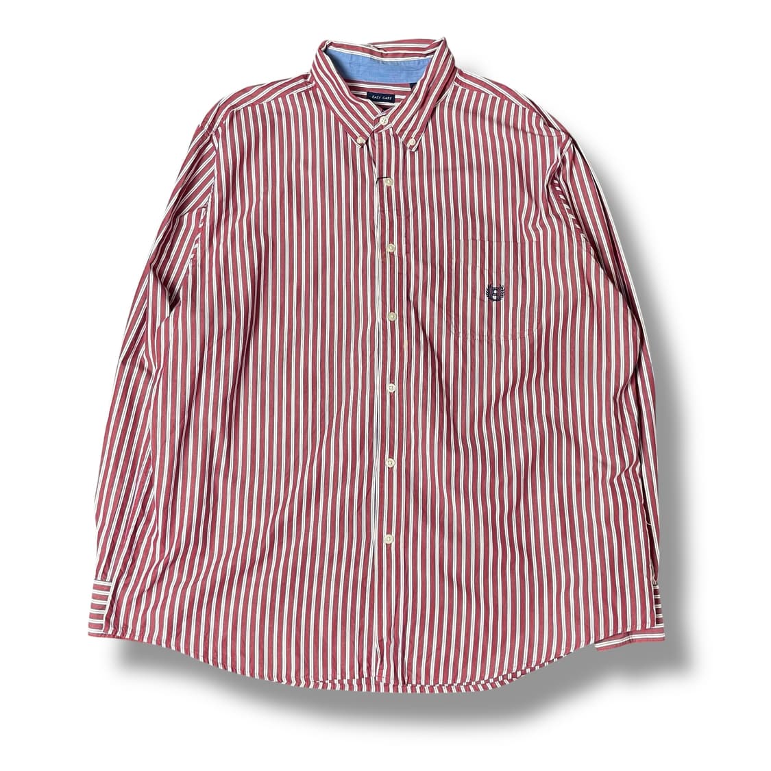 챕스 레드 스트라이프 버튼 다운 셔츠 XXL 상품이미지1
