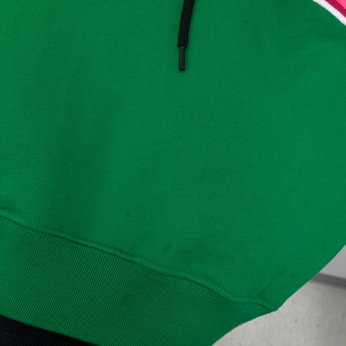 MSGM 그린 로고 크롭 후드티 M 상품이미지6