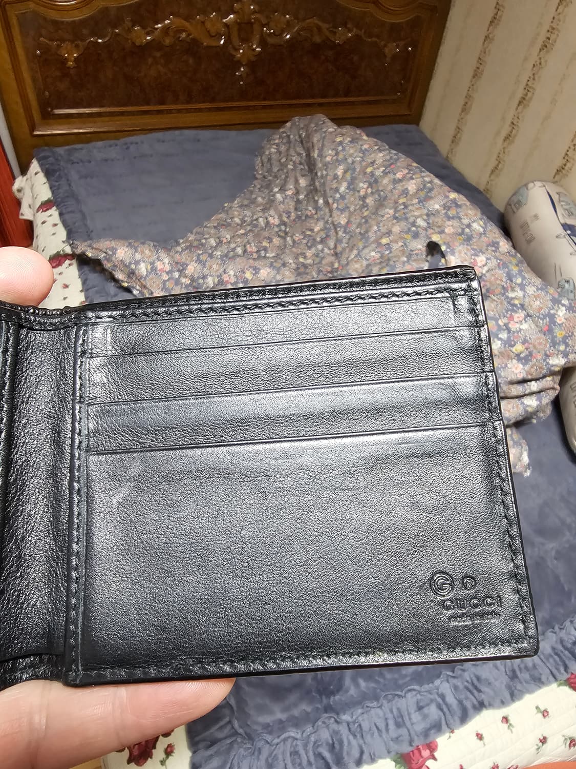 (정품) 구찌 마이크로시마 반지갑/260987/개인/팝니다. 상품이미지3