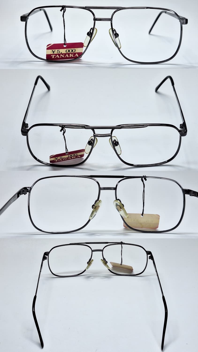일본 빈티지 데드스톡(미사용)/Wanted wa-116 투브릿지 안경테 상품이미지3