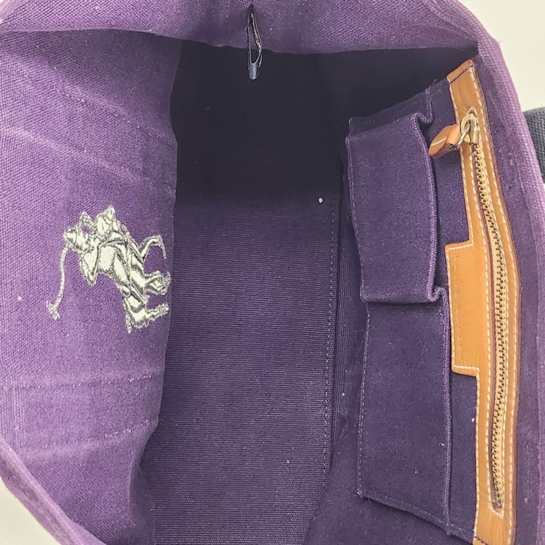 RALPH LAUREN 빅포니 코튼 토트백 상품이미지8