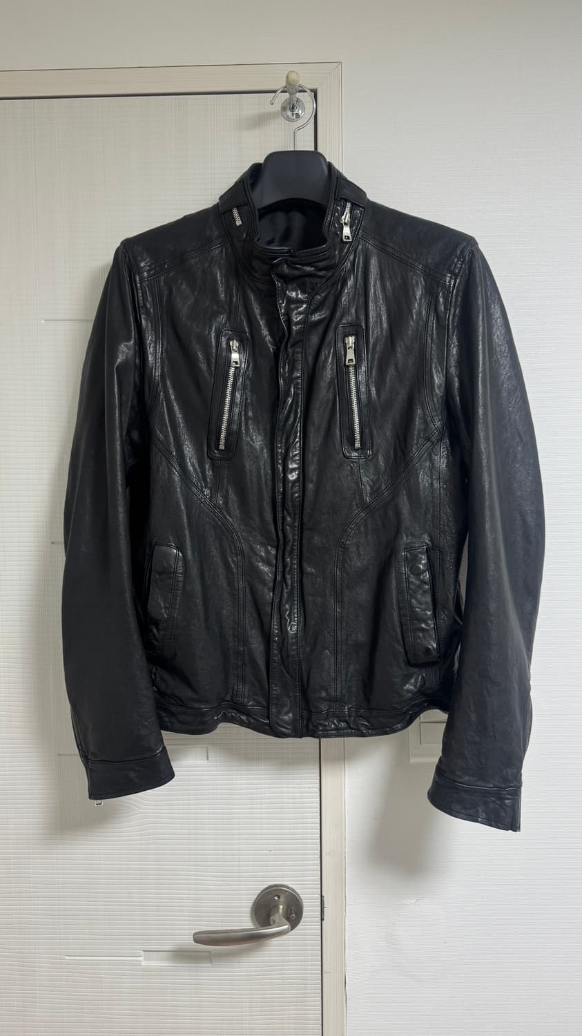 이태리 베지터블 램스킨 레더자켓 110(XXL) 상품이미지2