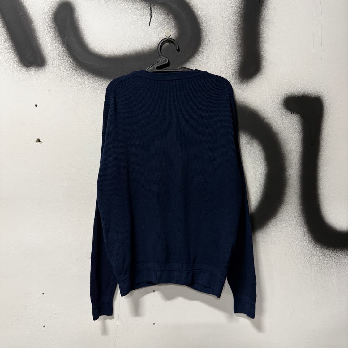 라코스테 울 100% 더블포켓 골지 가디건 상품이미지2