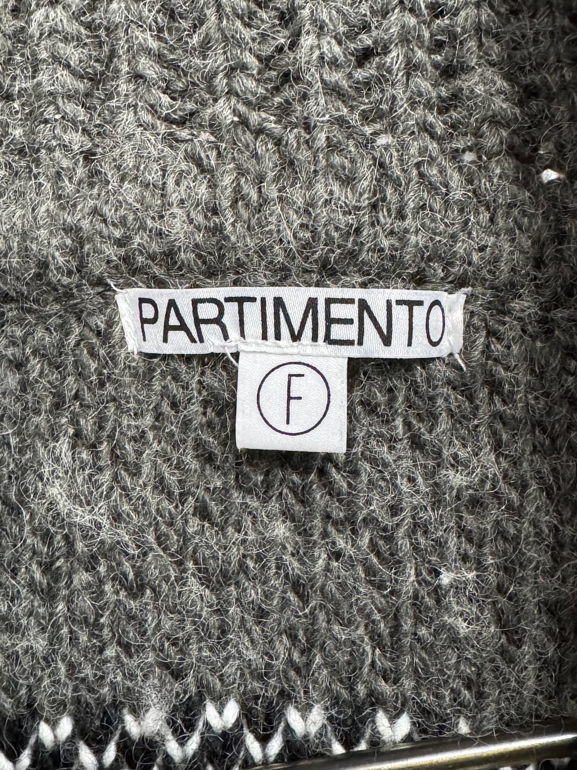 파르티멘토 코위챤 니트 집업 상품이미지2