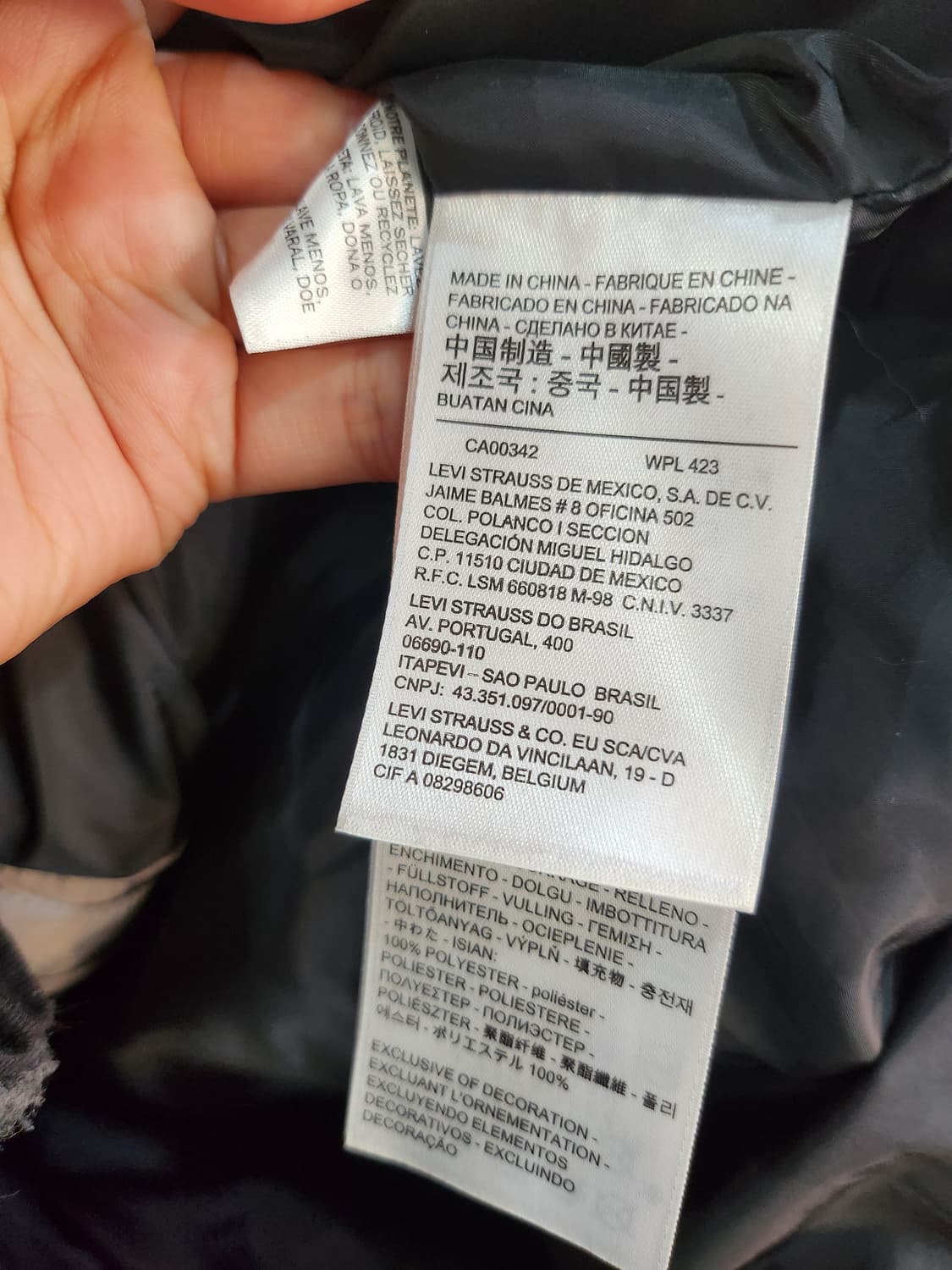 487) 리바이스 롱 패딩 상품이미지10