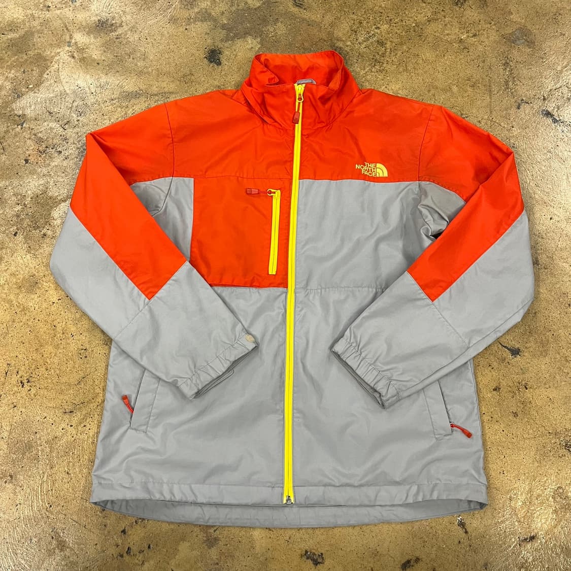 [정품/XL] 노스페이스 오렌지 회색 바람막이 b19 상품이미지2