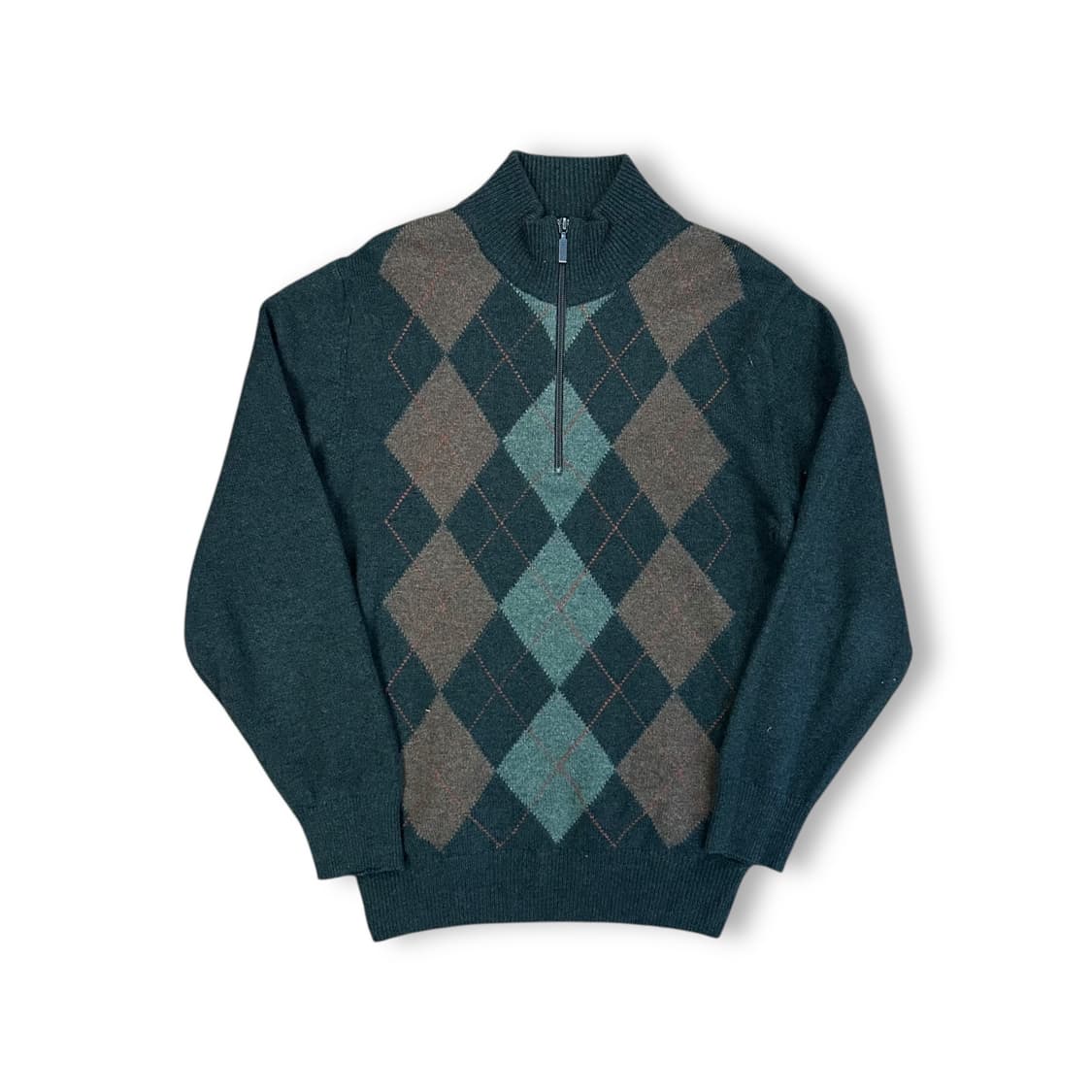 바버 램스울 하프집업 니트 상품이미지1