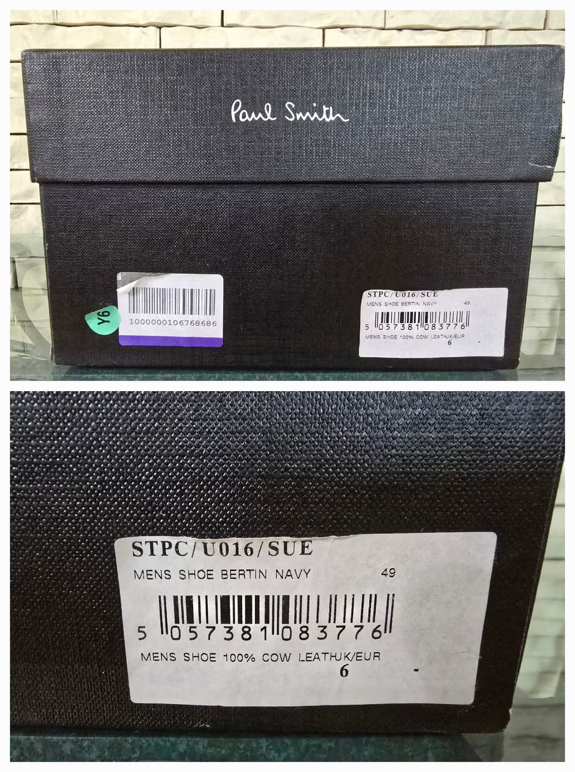 [새제품/풀구성] 폴스미스 스웨이드 브로그 슈즈 (옥스포드 스타일 구두) 상품이미지9