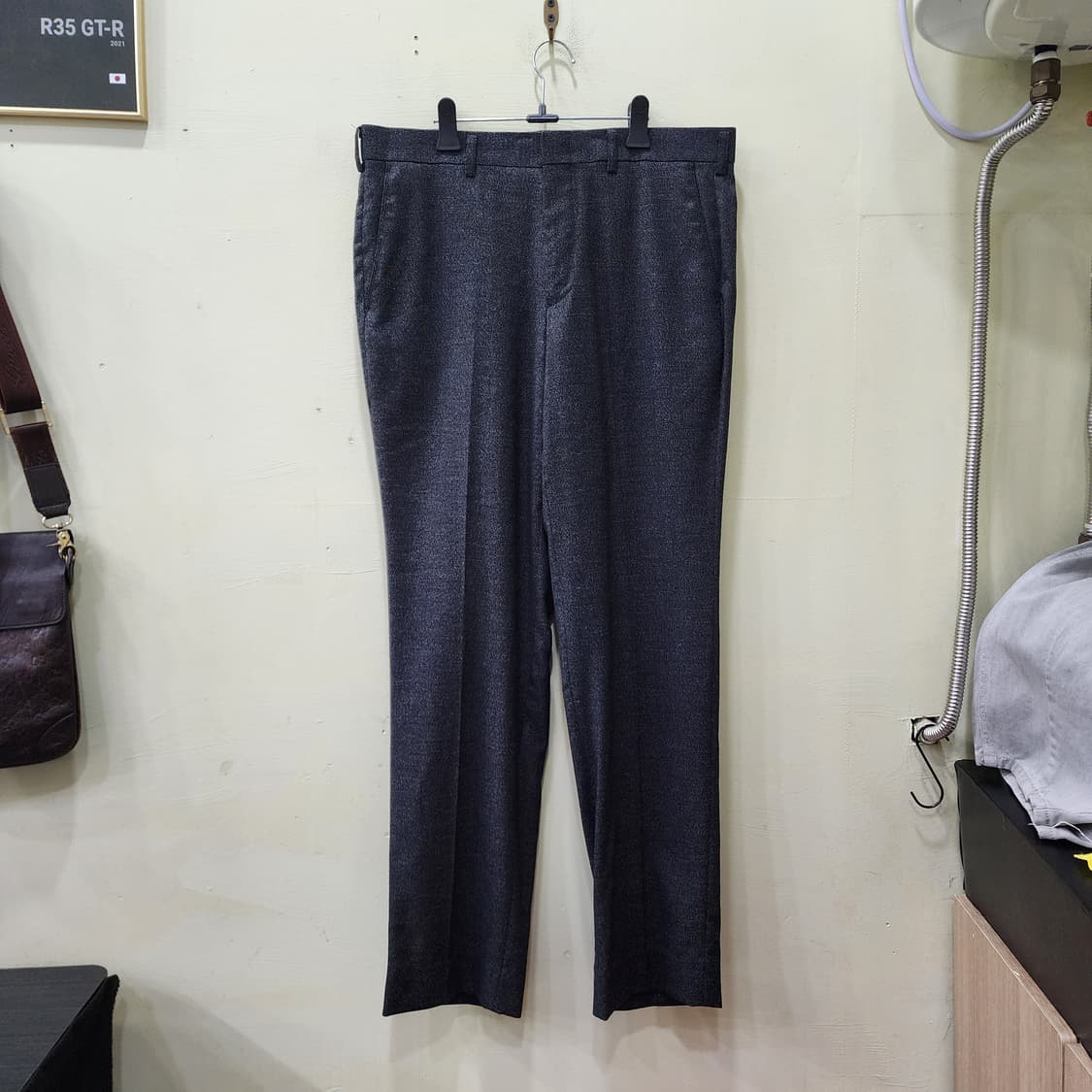 [105] CHESTER 캐시미어 블렌드 수트 셋업 (차콜 네이비) 상품이미지6