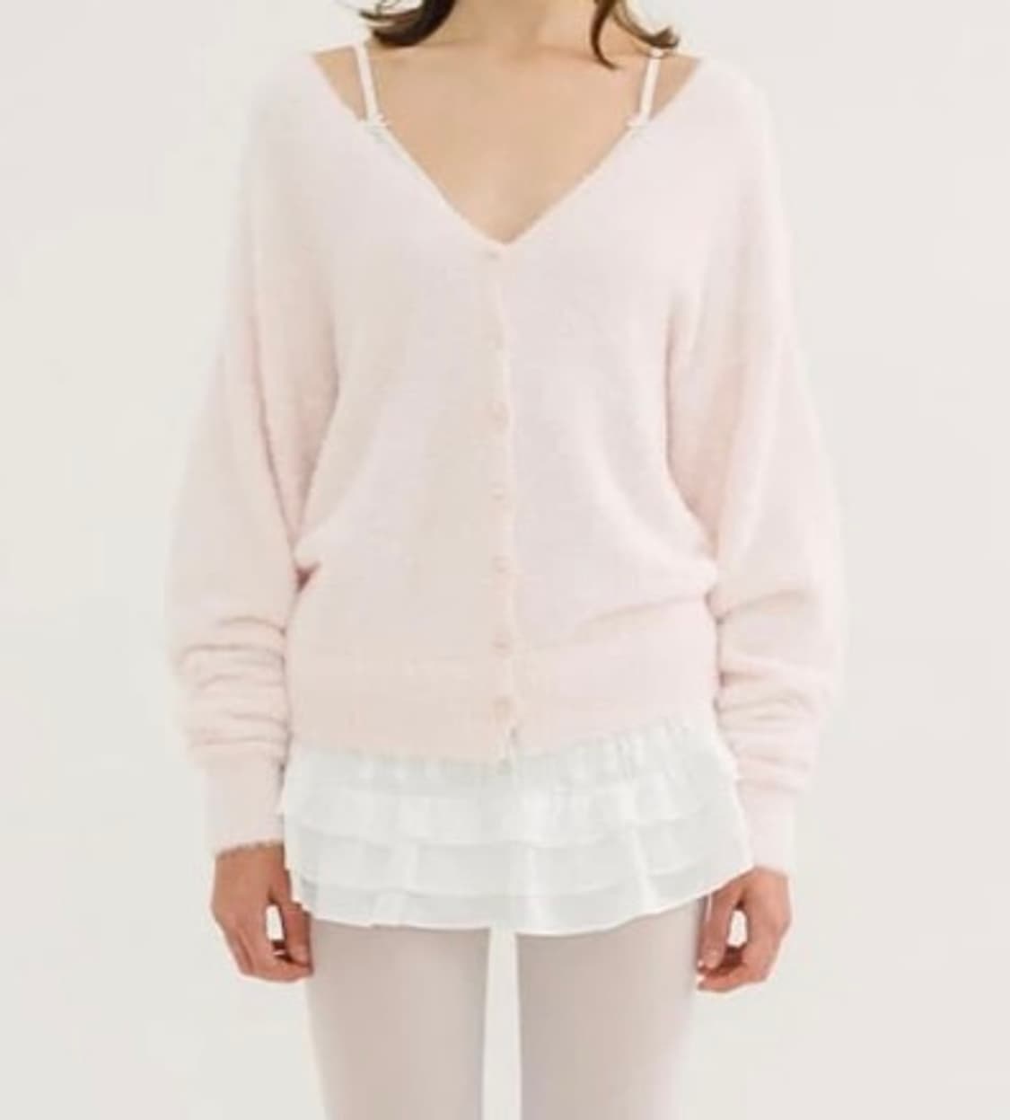 (오늘만) 쓰리타임즈 쓰탐 페어리 니트 가디건 핑크 상품이미지1