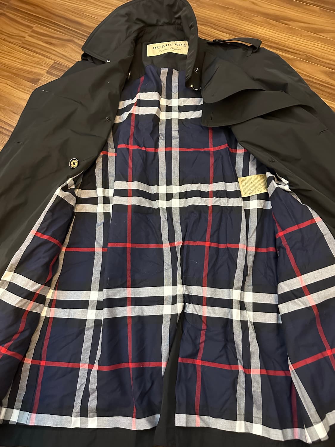 버버리 블랙 트렌치 코트 045 상품이미지9