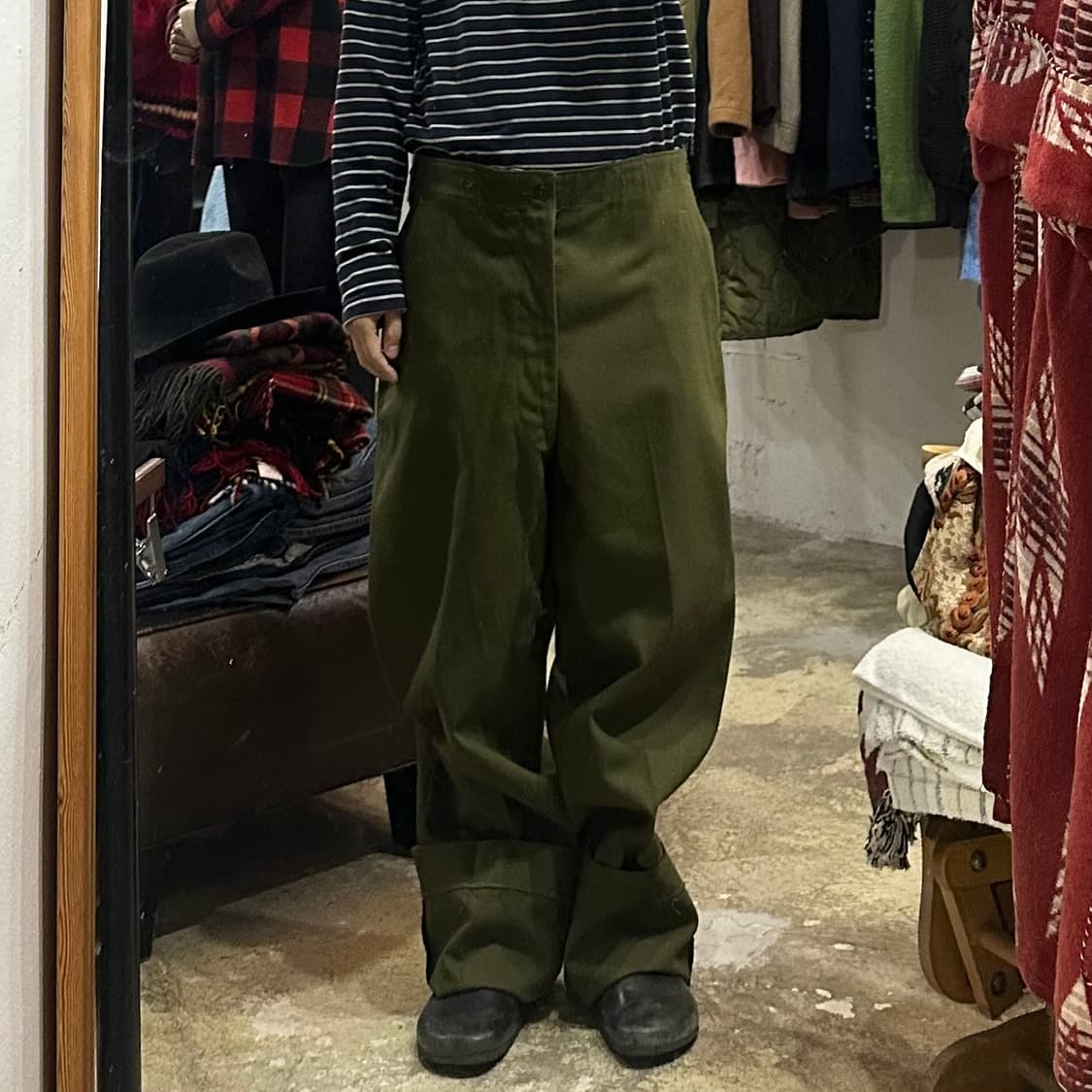(착용컷) U.S.ARMY M-1951 울 트라우져 (남성용 35.5) 상품이미지3