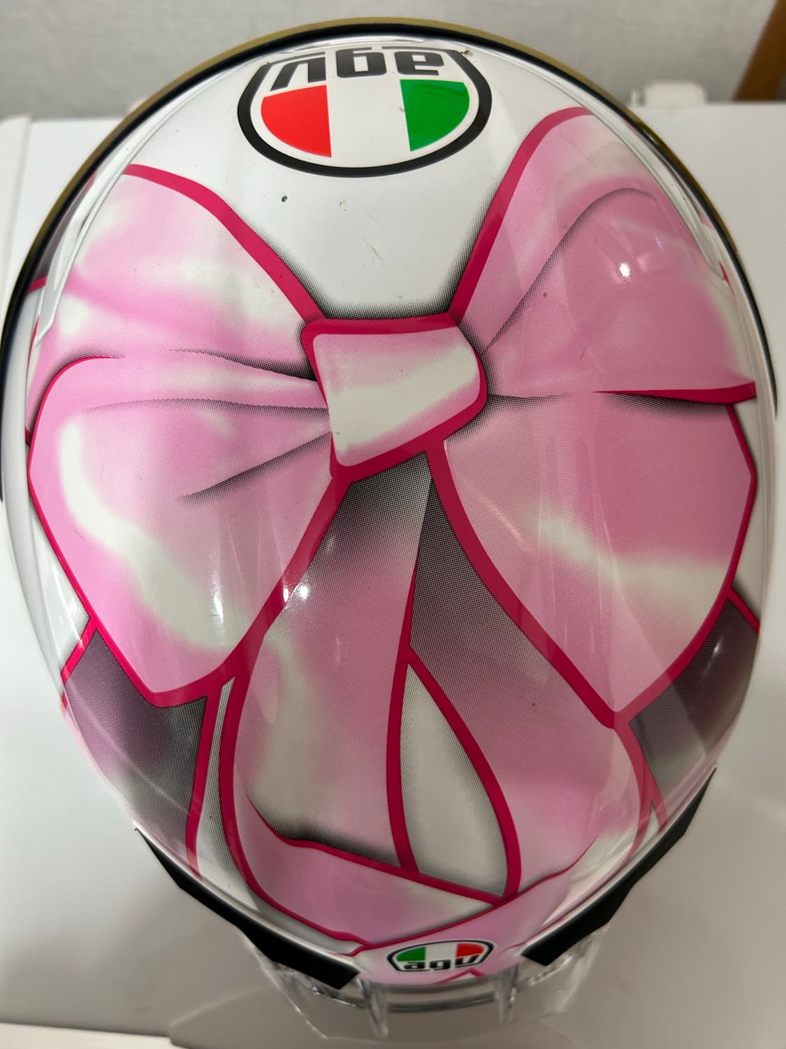 AGV pista gp rr 롯시 핑크 리본 상품이미지2