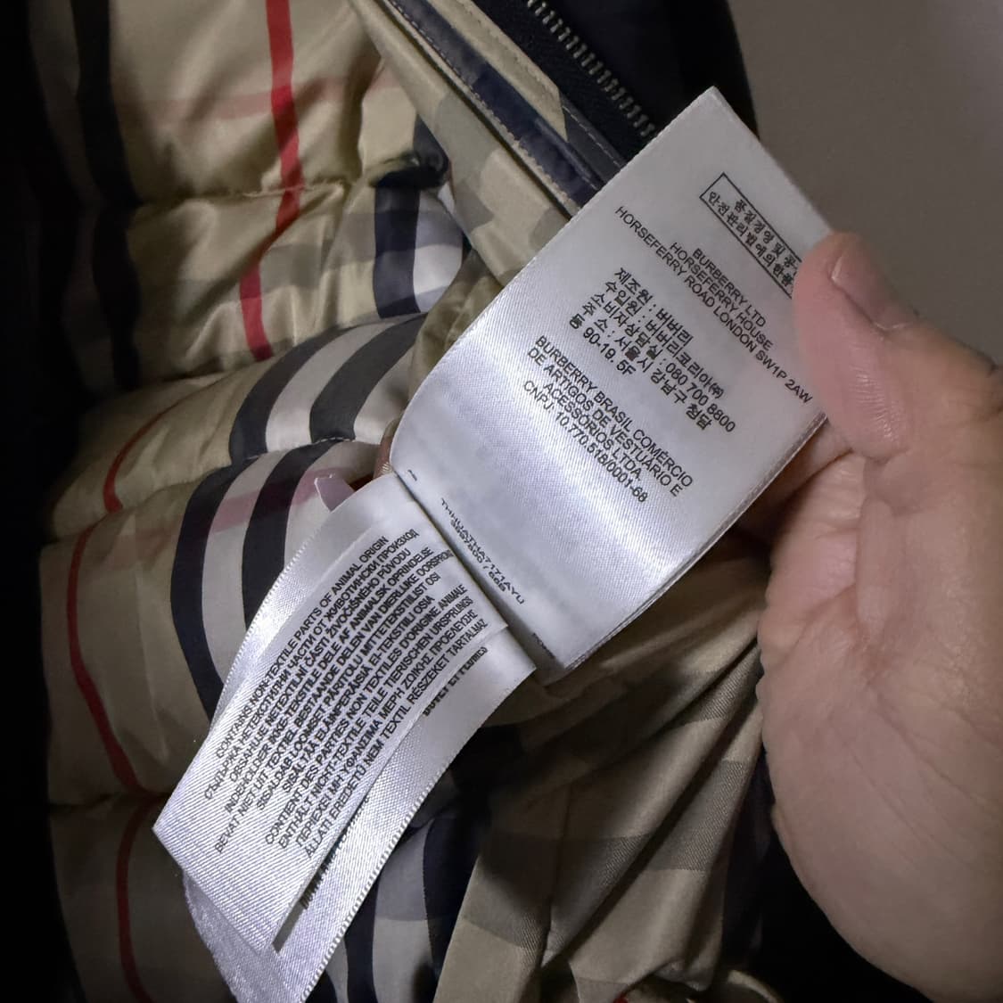 버버리 칠드런 아동 패딩점퍼 12Y(150cm) 상품이미지9