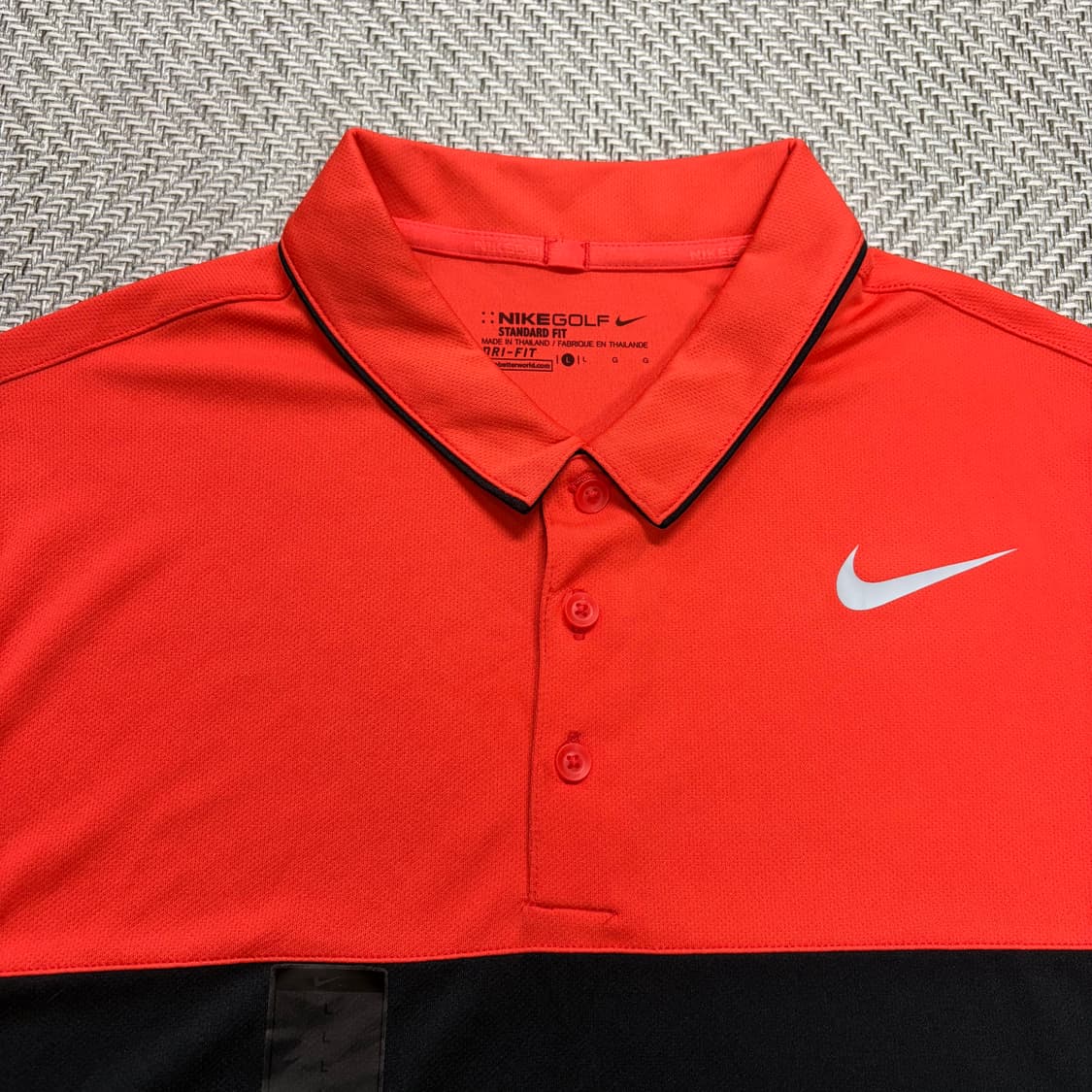 (L)나이키골프 투톤 져지폴로티 새상품  상품이미지3