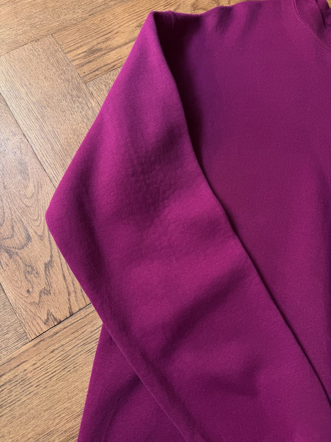 [XL]90's 러셀 Made in USA 플럼 플레인 스웻셔츠 상품이미지5