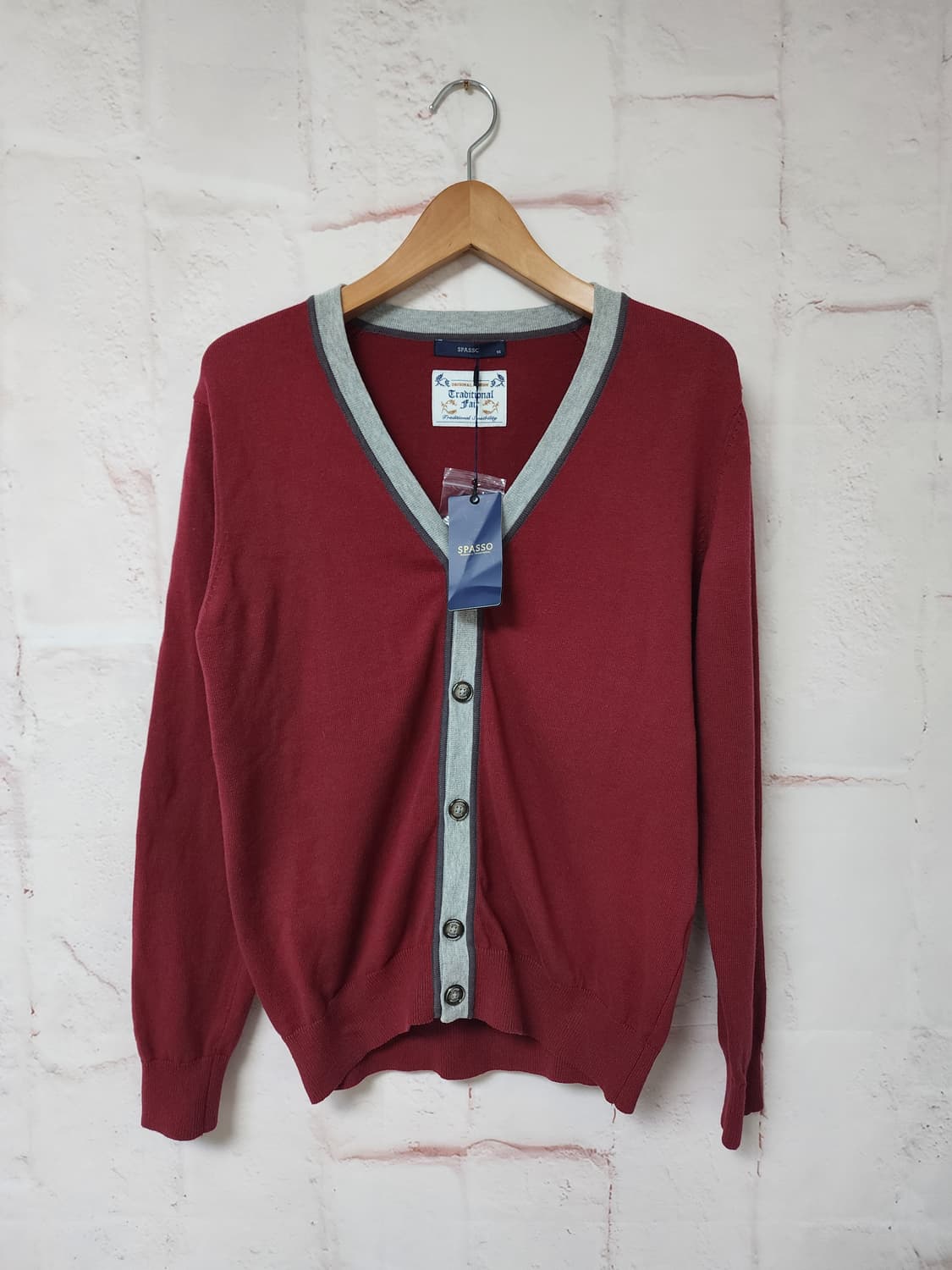SPASSO 브이넥 가디건 새상품 상품이미지1