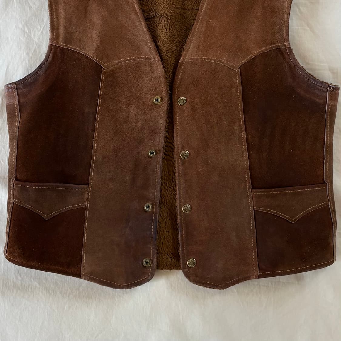 (102-105) 70s USA PIONEER WEAR 스웨이드 베스트 상품이미지3