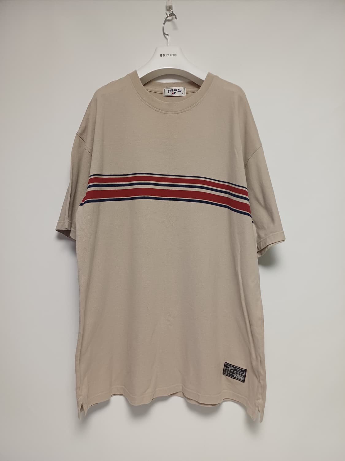 [90s]PRO-KEDS 일본 오리지널 올드스쿨 파워스트라이프 티셔츠 상품이미지1