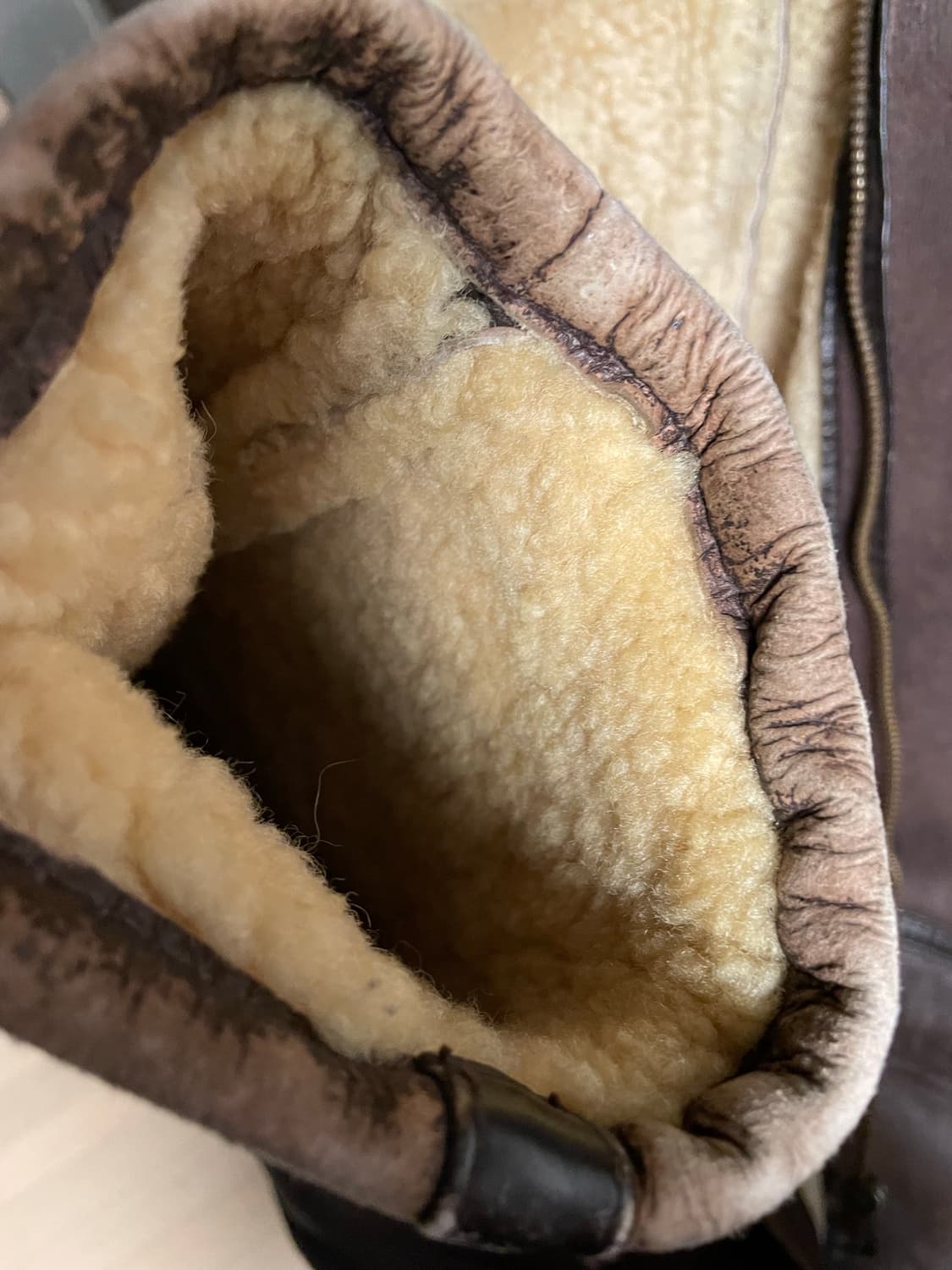 빈티지 무스탕후드 자켓 상품이미지8