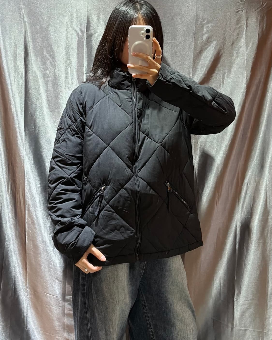 M 폴로랄프로렌 RLL 패치 다이아몬드 퀄링패딩 상품이미지1