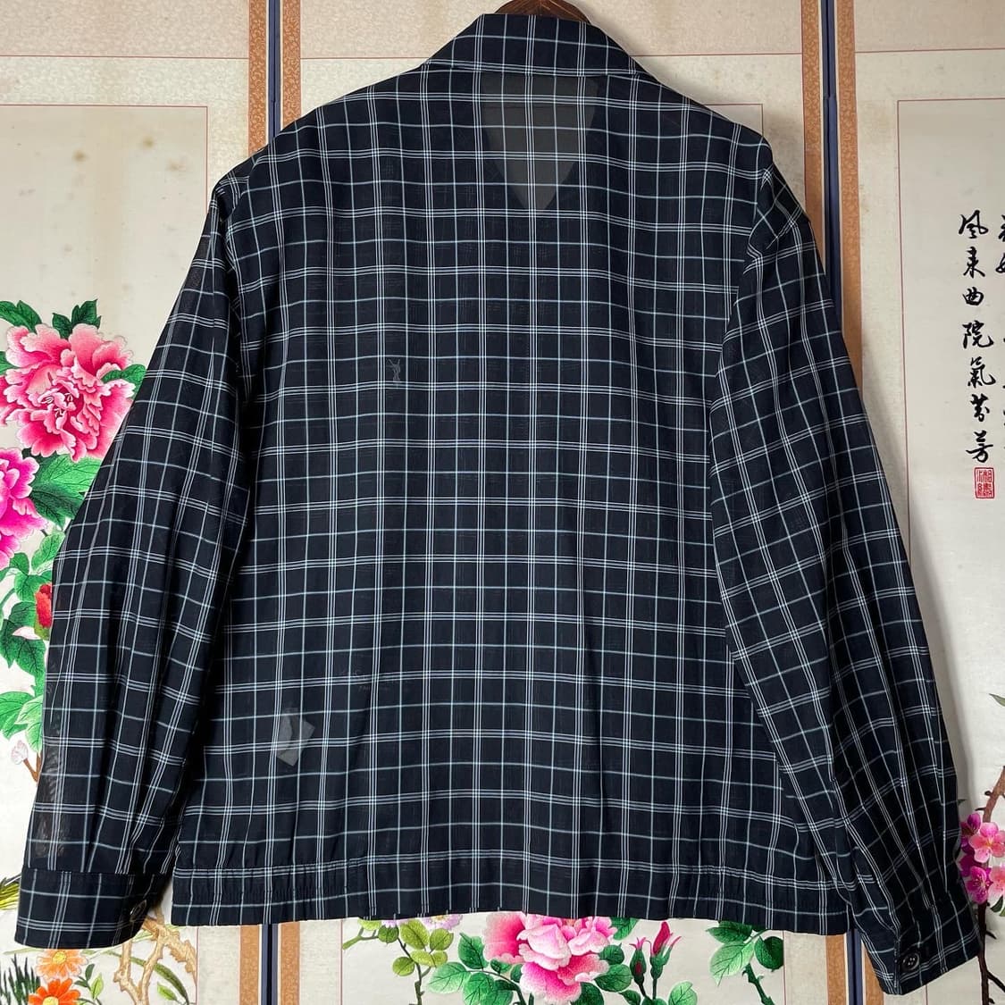 입생로랑 YSL 체크 아세테이트 자켓 상품이미지5