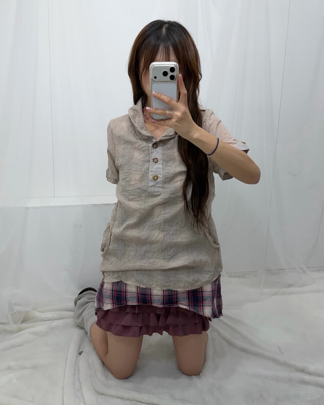 𖤐브라운 코티지 모리걸set𖤐 상품이미지1