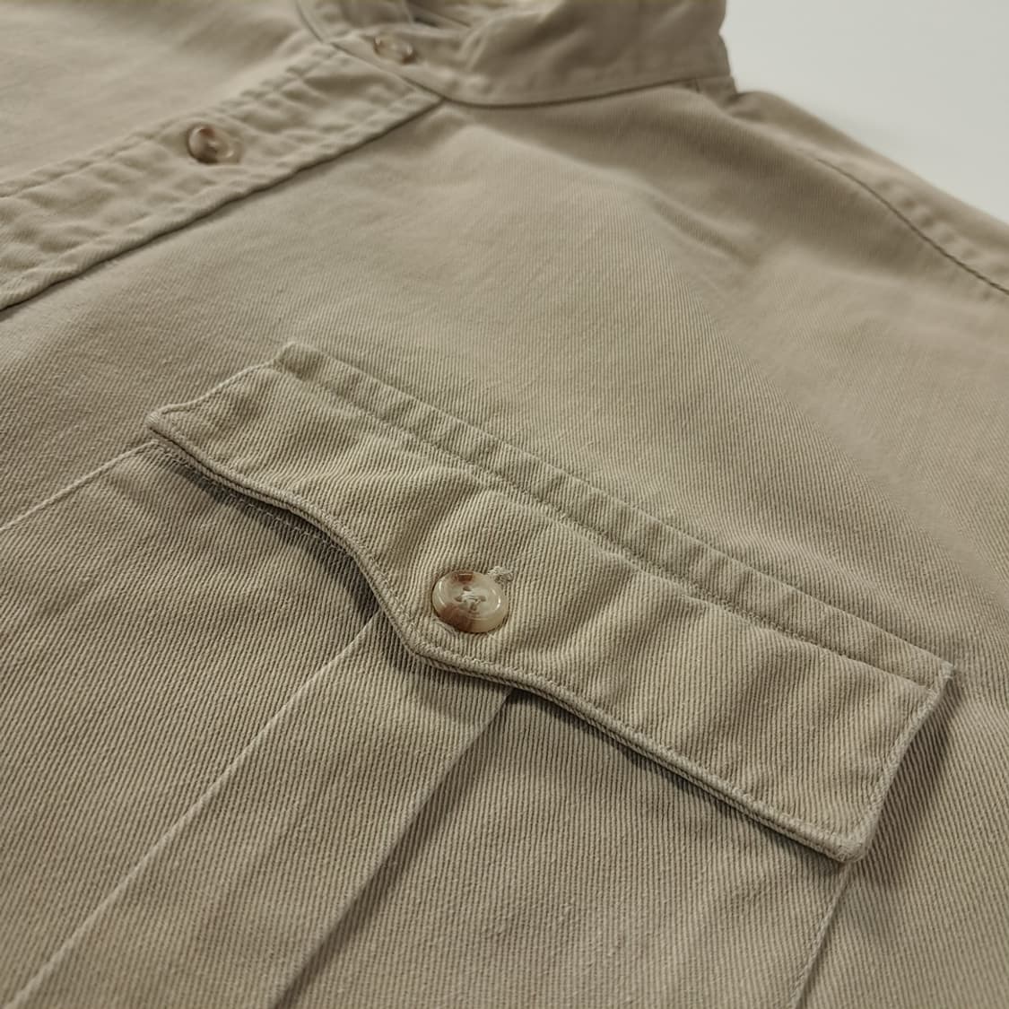 CK260 L 폴로 90s 캐나다판 밴드카라 사파리 반팔 셔츠 남방 상품이미지4