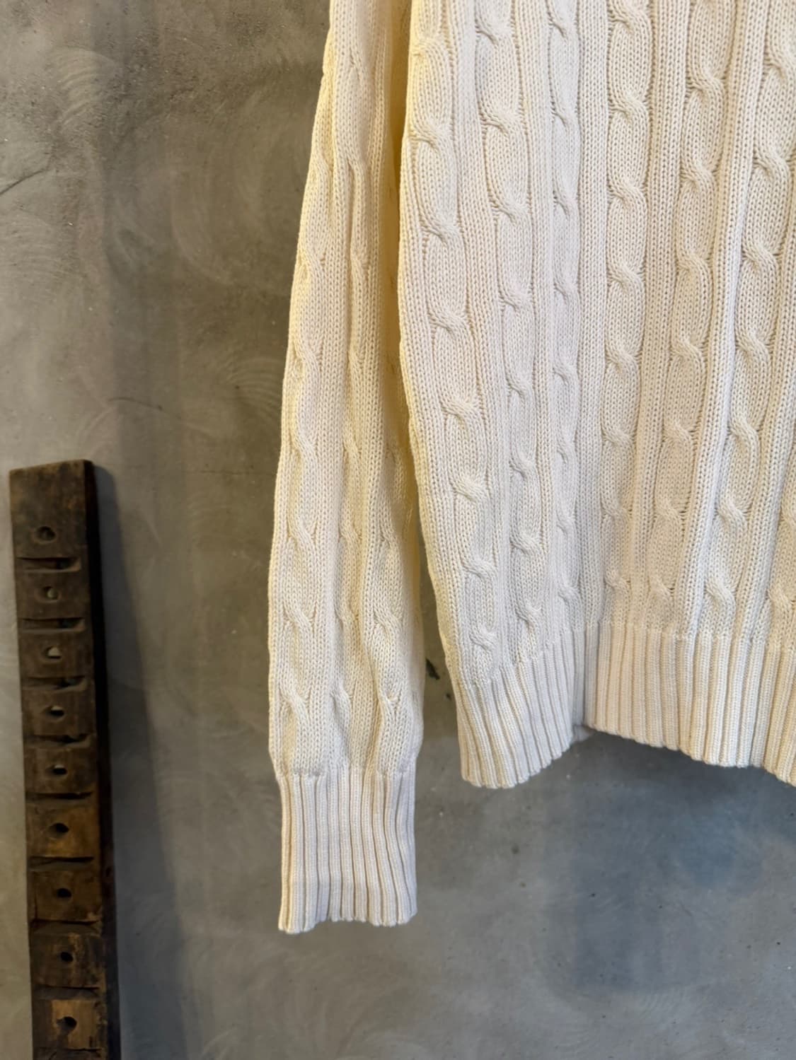 90s 폴로 랄프로렌 와펜 케이블 니트 105 상품이미지6