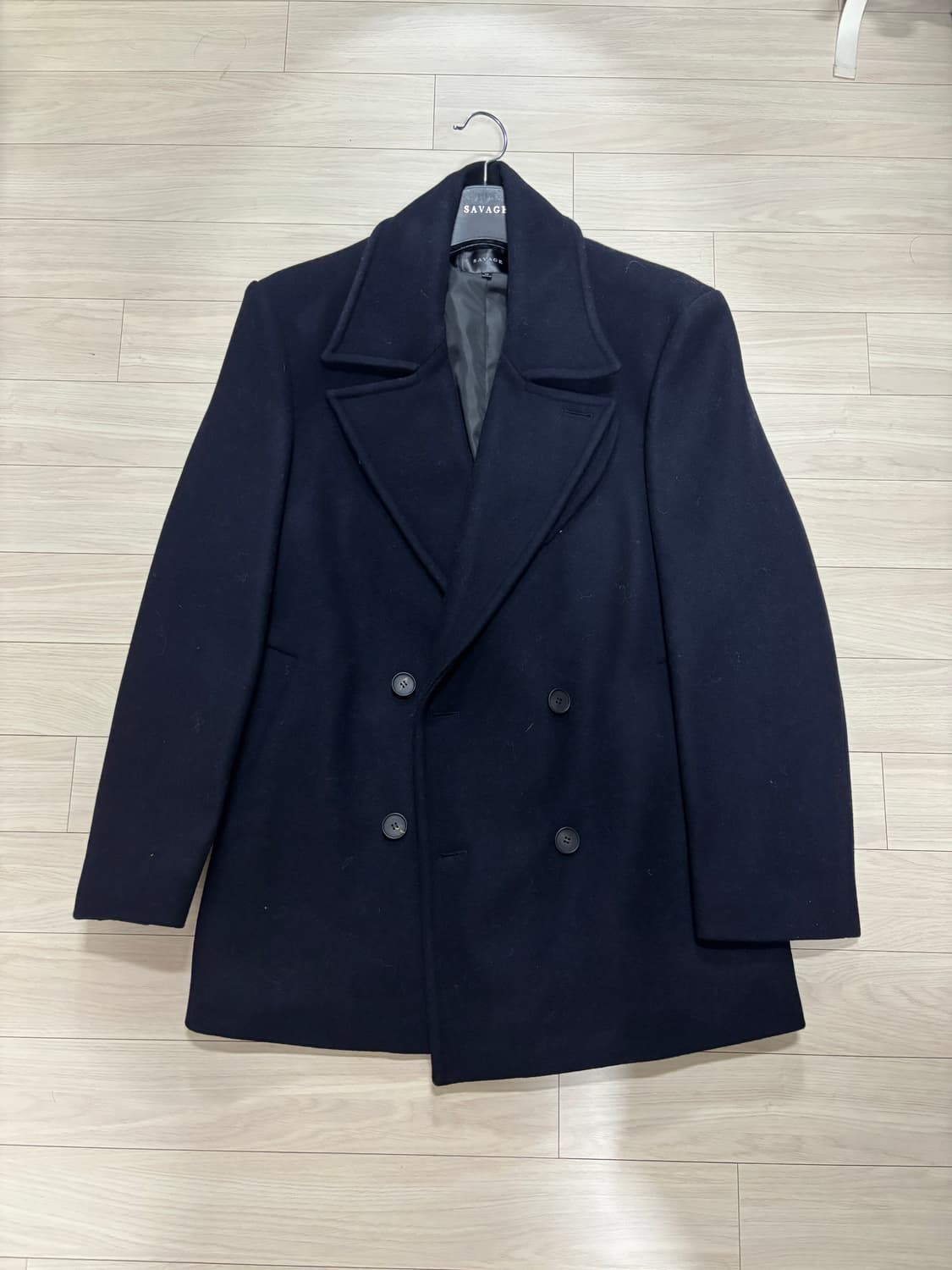 세비지 24fw 피코트 네이비 M 상품이미지2