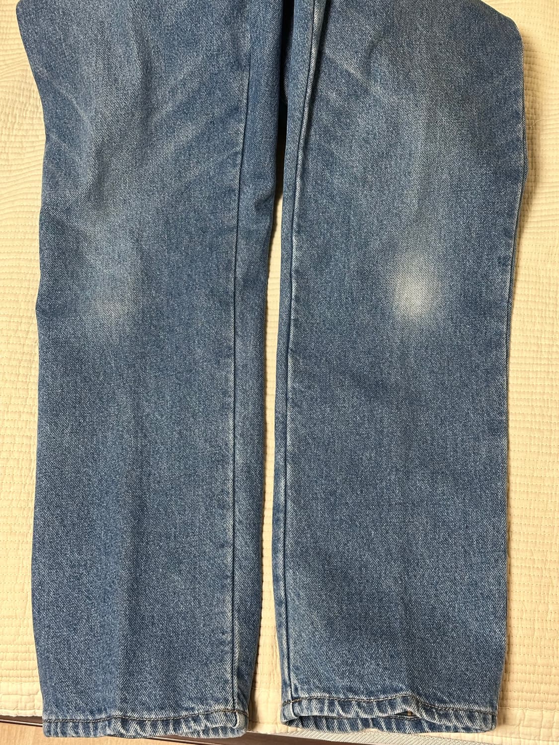 데님 진 / 청바지 체크 플라넬 면 안감 상품이미지3