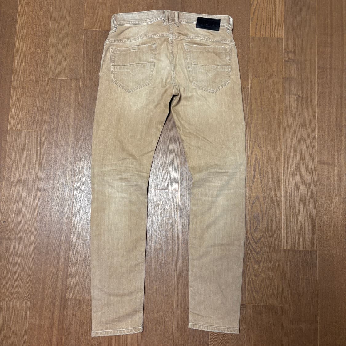 디젤 베이지 브라운 아이보리 데님 팬츠 상품이미지4