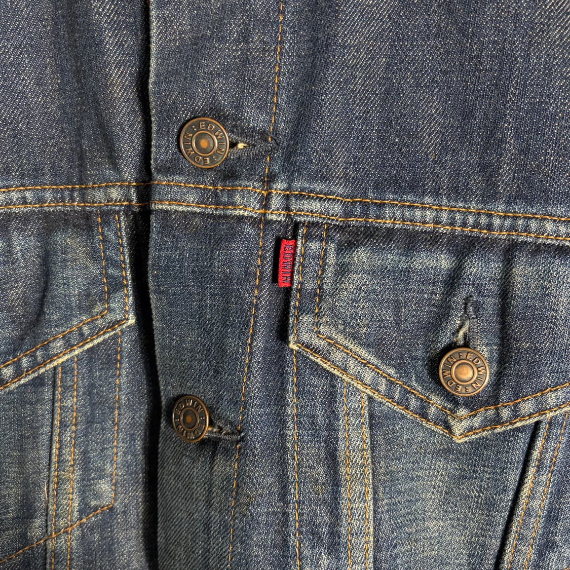 에드윈 5035 클래식 데님 트러커 자켓(M) 상품이미지3
