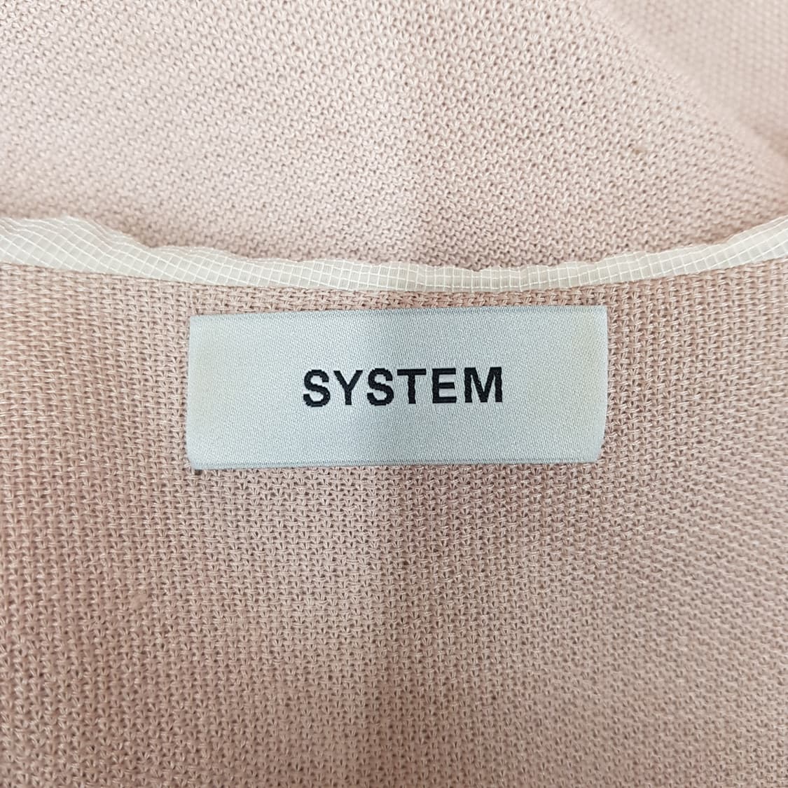 한섬 시스템 2021 빅 세일러카라 배색 니트 탑 90F사이즈 상품이미지6