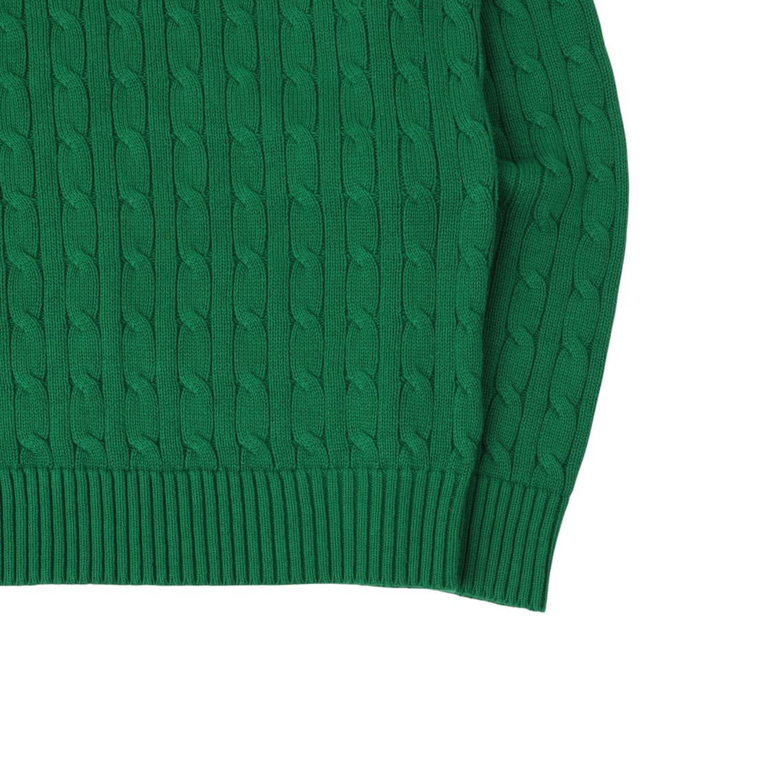 폴로 랄프로렌 QR 그린 코튼 케이블 니트 상품이미지4