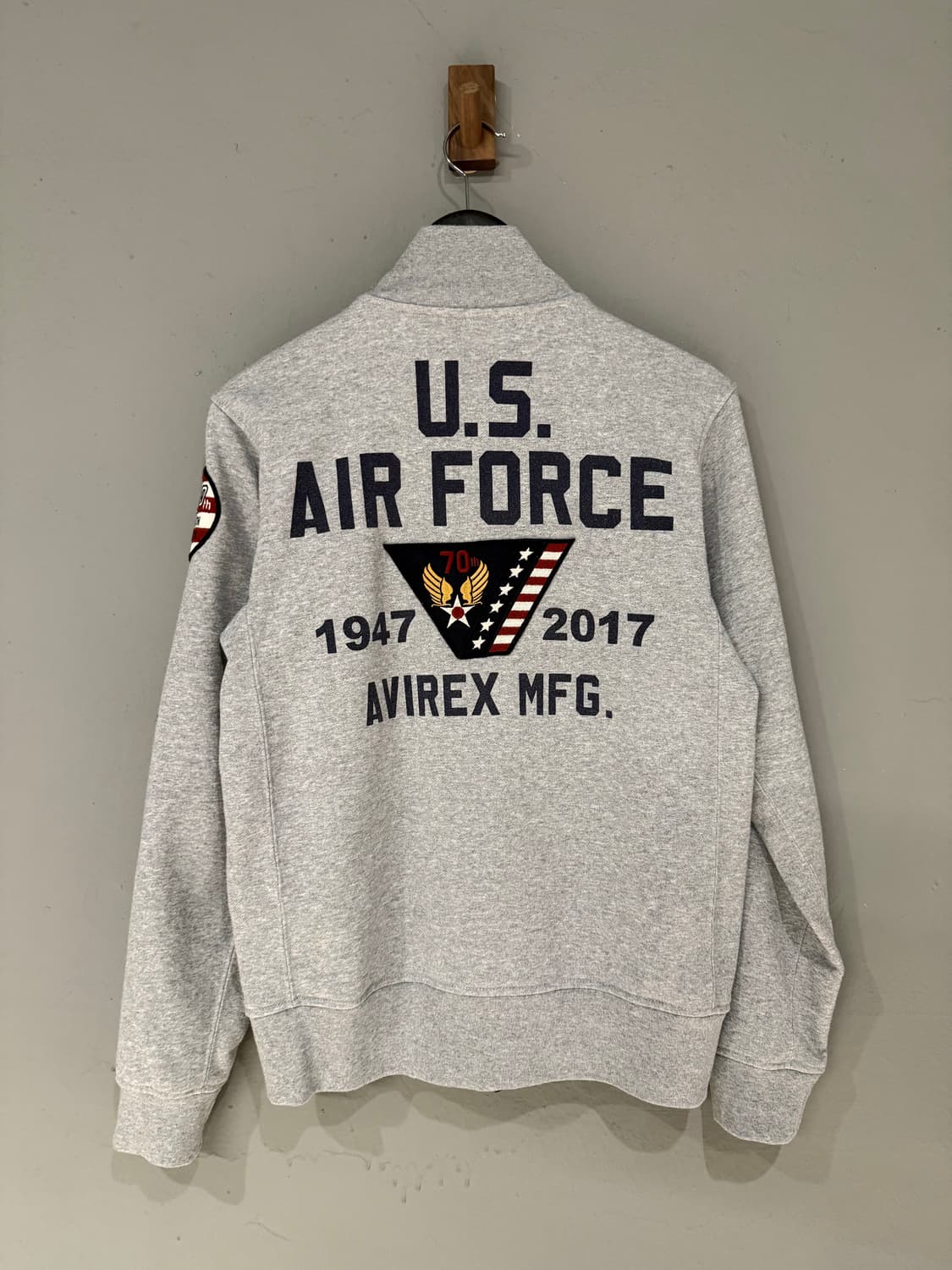 Avirex USAF lettering zip-up 상품이미지7