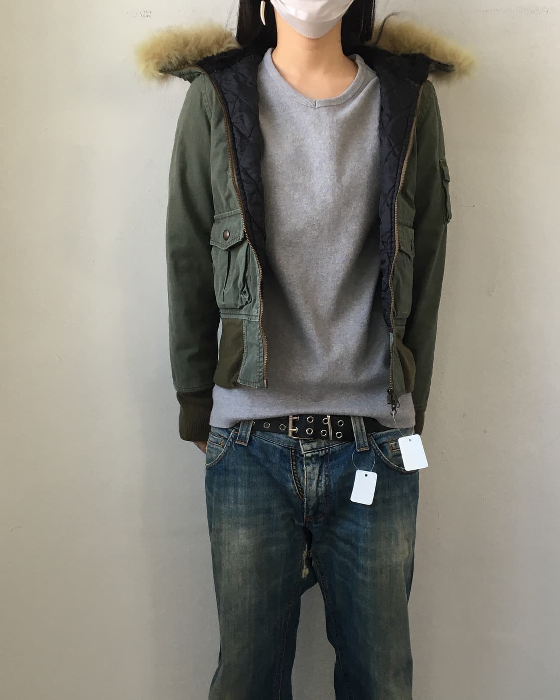 Fur hood jacket 상품이미지5