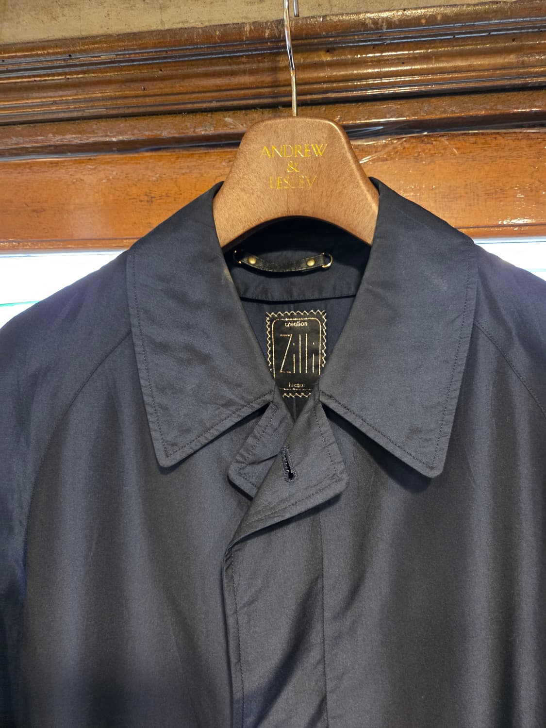 프랑스 명품 질리 실크 트렌치코트 상품이미지9